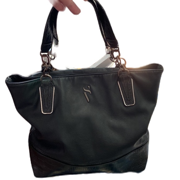Simply Vera Wang black large bag NWOT - Picture 2 of 6